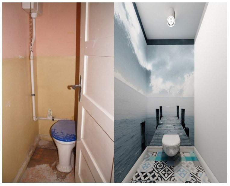 Jak vizuálně zvětšit toaletní prostor