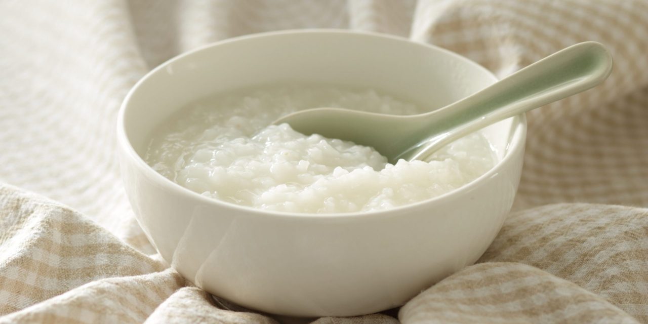 Rýžová kaše na vodě