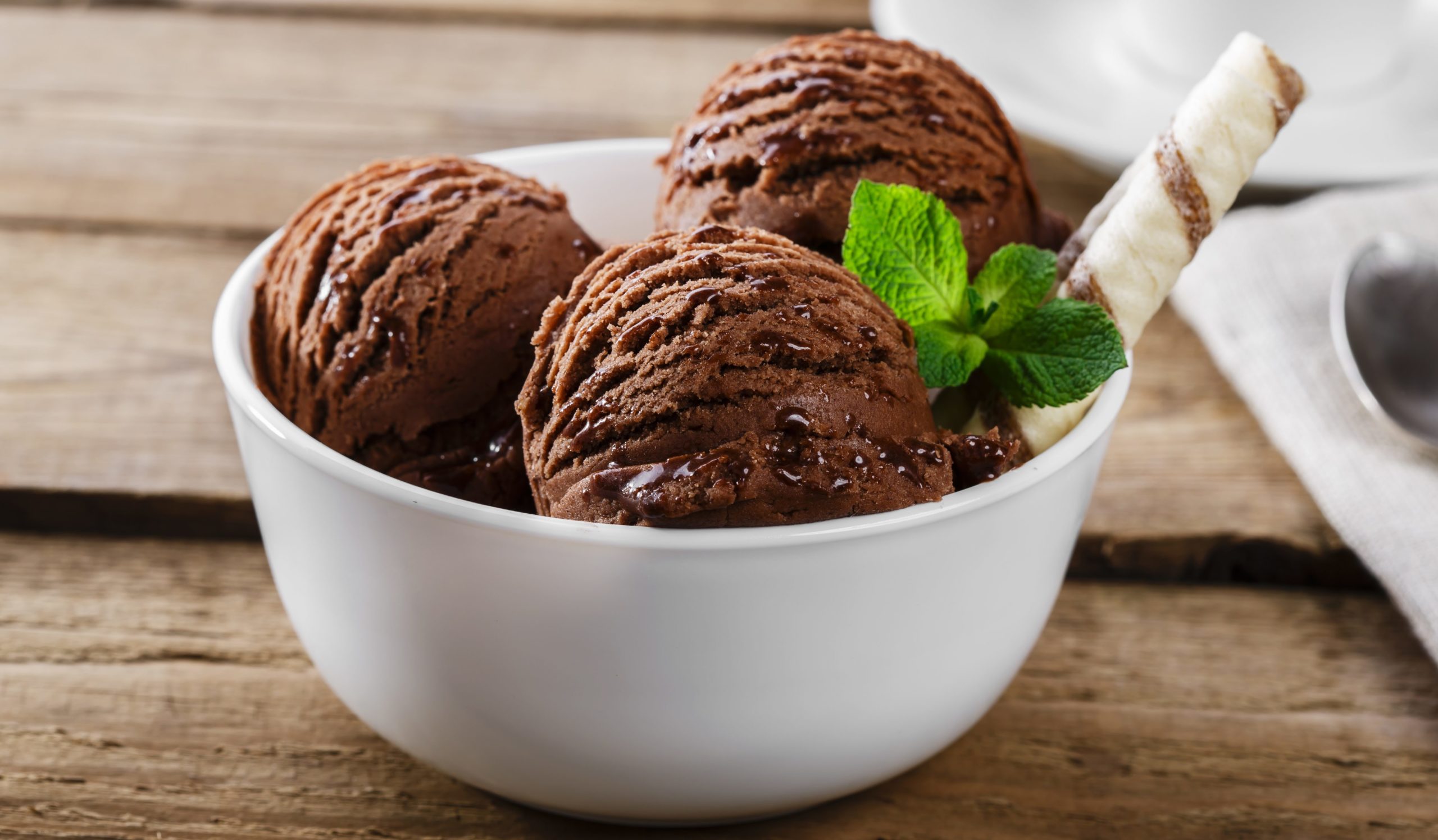 Čokoládová zmrzlina ze smetany