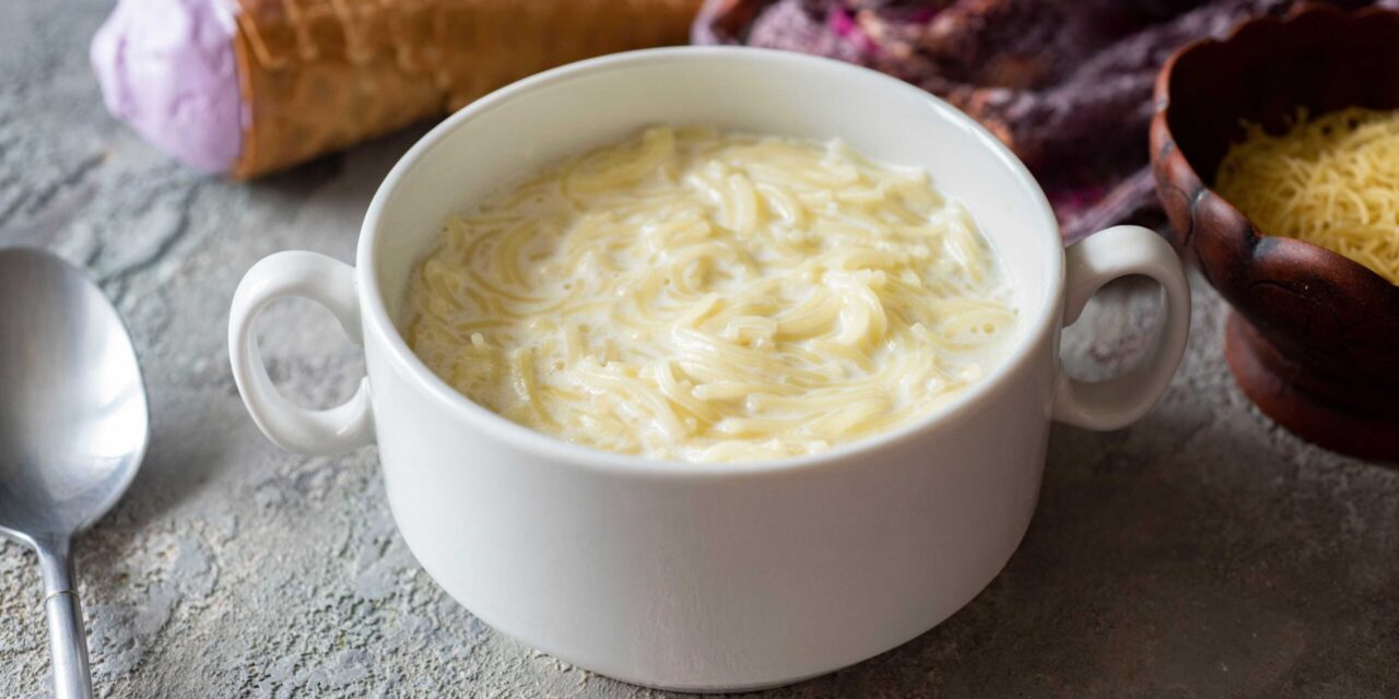 Mléčná polévka s vermicelli: recept