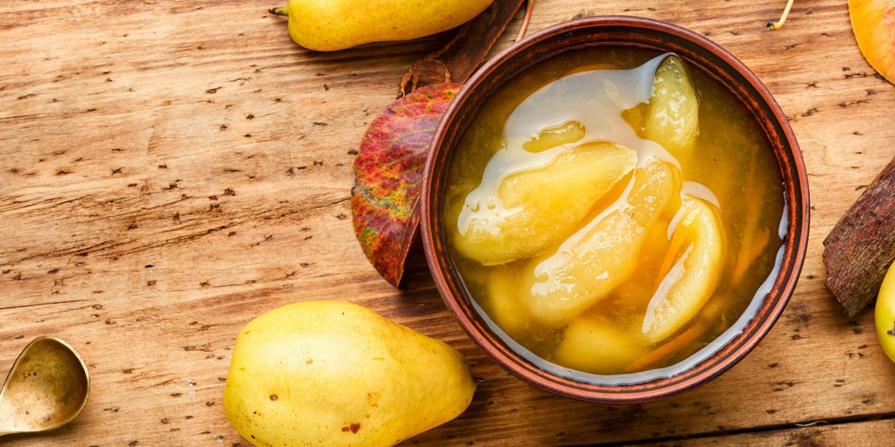 Hrušky s plátky s citronem pro zimu: recept